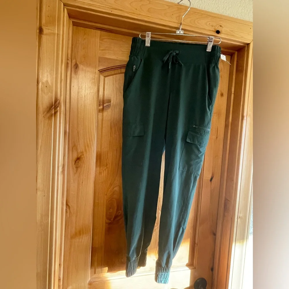 All in Motion Woven Cargo Pants - Greenish Blue-Size XS - Picture 2 of 6